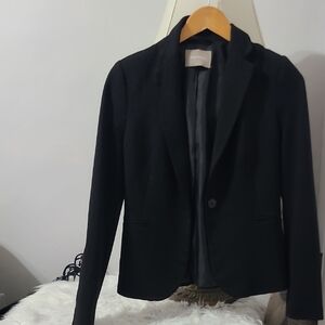 ORSAY BLACK ONE BUTON BLAZER SIZE 34